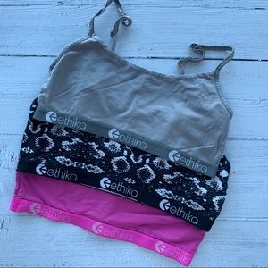 ETHIKA 3-pack Pullover Bra